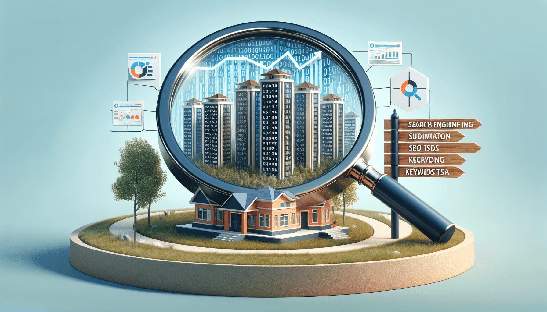 Apartment community aerial view showing modern multifamily housing